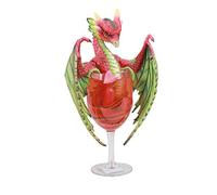 Pacific Giftware Liquor Daquiri Winged Dragon in Cup Resin Figurine by Stanley Morrison
