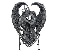 Pacific Giftware Spiral - Figura decorativa (polirresina, 23 cm, incluye soporte), color negro