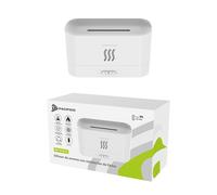 PACIFICO Humidificador difusor de aromas, 6.5W con capacidad de 180ml, tamaño 169×72,7x100mm White