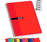 PACK 10 CUADERNO ESPIRAL Fº 80H 60G. CUAD.4X4 TAPA BLANDA