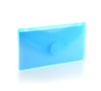 Pack 10 Ud. Carpeta Sobre con Cierre de Velcro - Tamaño Tarjeta para hasta 100 Hojas 80 grs. - REF 906 - 5 Colores Classic Traslucidos con Textura Soft Touch - 100% reciclable -by Office Box Blue