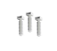 PACK 100 unid. TACO BLANCO N°6 PARA BRIDA