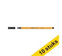 Pack 10x Stabilo Point 88 Rotulador de punta fina negro