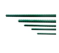 Pack 12-24 Tutores para Plantas de Acero Plastificado Verde Ø0.8-1.1 cm | Soporte para Tomates, Flores y Huerto | Varillas Jardín Varios Largos - Maxia Market