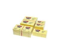 PACK 12 BLOC NOTAS ADHESIVAS 76X76MM FIXO AMARILLO