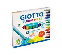 Pack 12x: Giotto turbo rotuladores colores surtidos punta gruesa