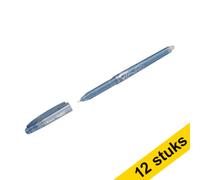Pack 12x Pilot Frixion Point Bolígrafo azul claro