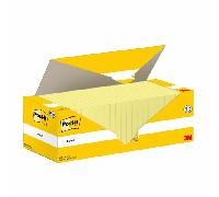 PACK 18+6 BLOCS 100 HOJAS NOTAS ADHESIVAS 76X76MM CANARY YELLOW CAJA CARTON 654-CY-VP24 POST-IT 7100319213