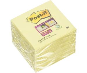 Pack 18+6 blocs 90 hojas z-notes adhesivas 76x76mm super sticky canary