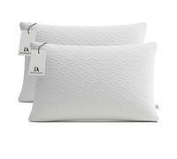 Pack 2 almohadas núcleo 100% viscoelástica 90cm don algodón