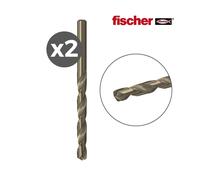 Pack 2 brocas para metal hss-co 3,0x33/61 / 2k 530495 fischer