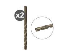 Pack 2 brocas para metal hss-co 4,0x43/75 / 2k 530498 fischer