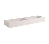 Pack 2 cajones style para camas juveniles color blanco dormitorio habitación almacenaje mueble 25x199x53 cm 199 cm