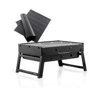 Pack 2 esterillas para horno-barbacoa y barbacoa portátil innovagoods
