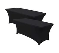 Pack 2 Fundas para Mesas Plegables Rectangulares Catering 150x74cm 7house
