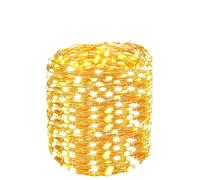 Pack 2 Guirnaldas Luces Solares LED Katalia, cada una 22m y 200 LED, 8 Modos, IP65, Jardín, Terraza, Navidad, Panel Solar