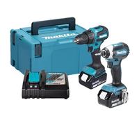 Pack 2 herramientas MAKITA DLX2535TJ DDF490 + DTD153 en makpac