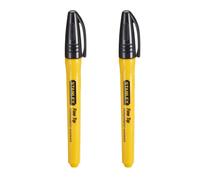Pack 2 marcadores de punta fina negro stanley