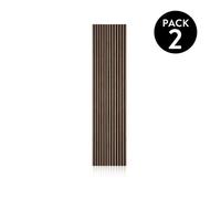 duehome - Pack 2 paneles acústicos Noiseless 240 Honey oak - black