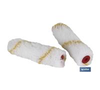 Pack 2 recambios mini rodillo paredes lisas 6cm