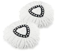 Pack 2 Spin Mop Recarga Cabeza de Reemplazo Compatible-Fregona de Microfibra Reemplazar Cabezas