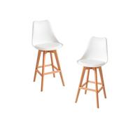 Pack 2 taburetes synk - blanco