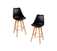 Pack 2 taburetes synk - negro