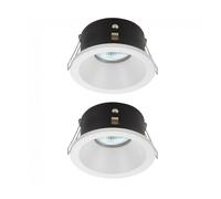 Pack 2 x empotrable de techo lutar redondo marca wonderlamp