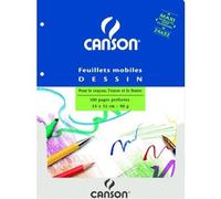 Pack 24x32 100H Canson Dibujo Infantil Taladrado 90g