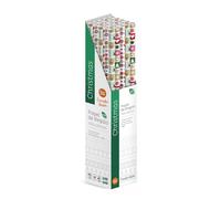 Pack 25 Rollos Papel Regalo Christmas 2m x 1m Navideño, Caja Expositora, Formato Grande, Listo para Tienda, Regalos Navidad Tiendas Comercios - FP Fiesta Paper