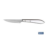 Pack 3 cuchillo de mesa con filo hoja 10cm modelo gulash blanco
