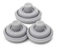Pack 3 Junta Goma Válvula Indicadora Cocción Olla WMF Perfect Plus Ø3cm | Compatible ollas 2,5L a 8,5L, silicona resistente al calor y presión, sellado fiable, instalación rápida sin herramientas