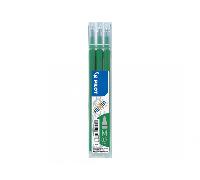 PACK 3 RECAMBIOS FRIXION VERDE PILOT BLS- FR7-V-S3