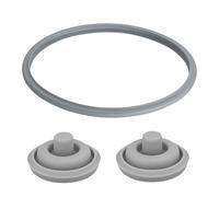 Pack 3 Repuestos para Olla a Presión WMF Perfect Plus y Perfect - Incluye 1x Gomas de Sellado (Ø22 cm) + 2x Juntas para Válvula, Tapa, Olla Express y Mango - Compatible con Modelos de 2,5L a 8,5L