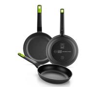 Pack 3 Sartenes Bra Gastro A841202 Ø20Cm Ø24Cm Ø28Cm Apta Para Inducción