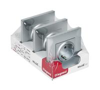 Pack 3 tomas monoblock alum legrand niloe step