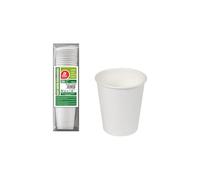 PACK 30UD VASO CARTÓN BLANCO 120CC BEST PRODUCTS GREEN - NEOFERR..