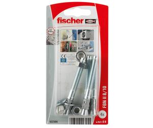 Pack 4 anclajes espárago de expansión fischer 8 x 70 mm