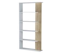 Miroytengo Pack 4 estantería Alida en color Roble Canadian y blanco mate Estilo nórdico White - light wood - 438.15