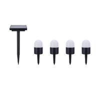 Pack 4 piquetas solares bollard