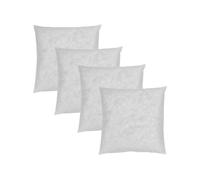 Pack 4 rellenos de cojín 55x55cm fibra hueca fusionhome