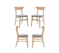 RegalosMiguel Pack 4 Silla Zenit - Gris