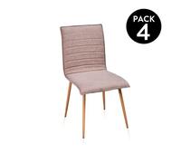 duehome - Pack 4 sillas de comedor Jules Tex cambria