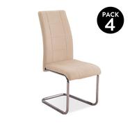 Juego de 4 sillas modelo San. Disponible en varios colores.