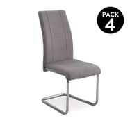 Due-Home Innovations SL - Sillas de comedor San Gray marengo - Pack de 4