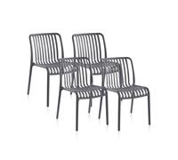 Pack 4 sillas de exterior Jamie Gray