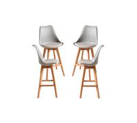 Pack 4 taburetes synk - gris