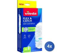 Pack 4 Vileda Flex Catch Piumero Recambio Multicolor 5 Piezas
