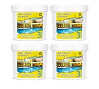 Pack 4 x Pastillas de Cloro multifunción 200 Gramos 3 acciones 5 kg - Apto para Liner no Contiene (20 Kilos)