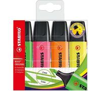 Pack 4x: Stabilo Boss 70 subrayadores fluorescentes